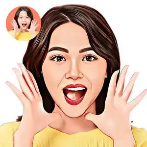 1号 真人照片转手绘头像q版卡通绘画肖像漫画人物礼物设计定制作