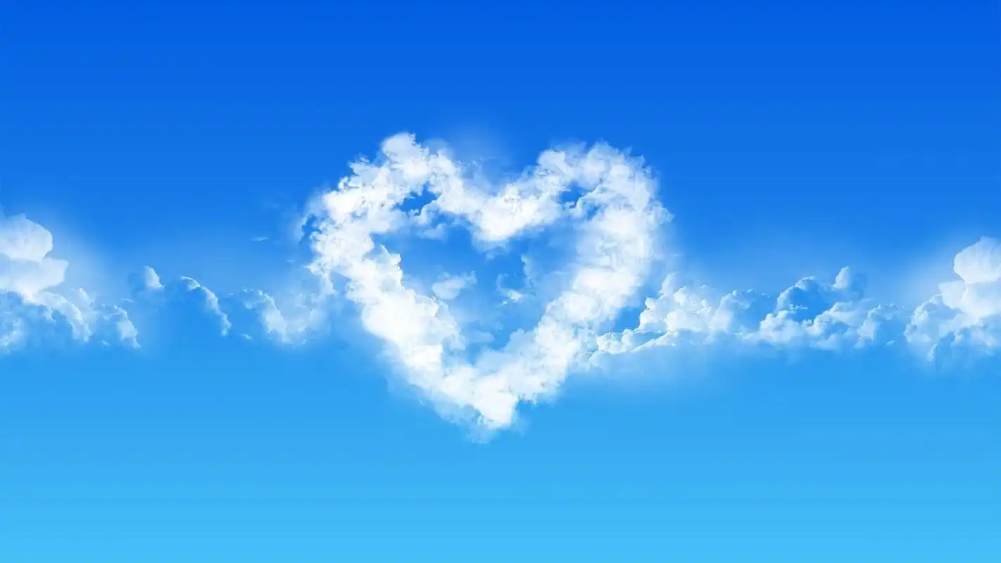精选心形云朵素材壁纸 第一辑