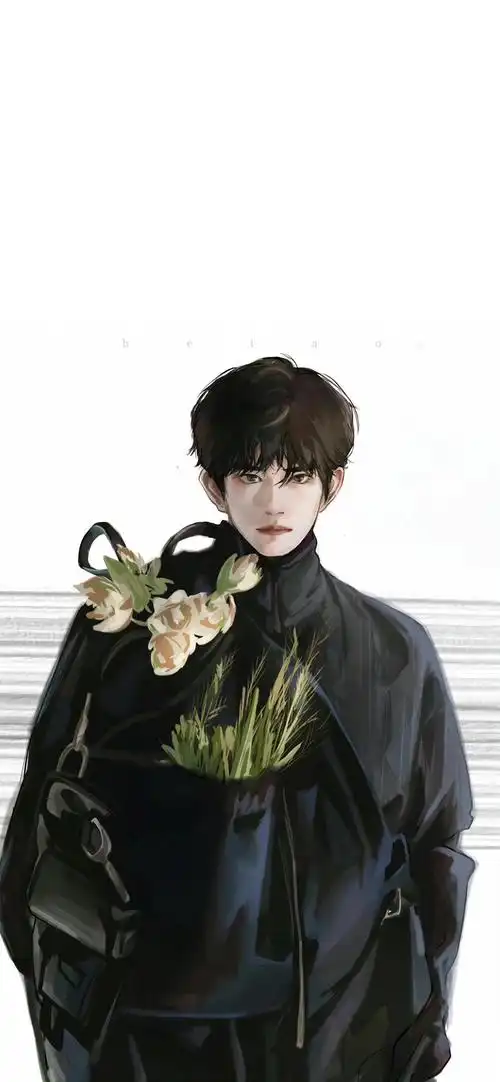 小伙伴们分享下易烊千玺的手绘图吧