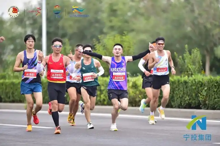 马拉松 #比赛现场 #被这届亚运的氛围燃到了 七里海半程马 - 抖音