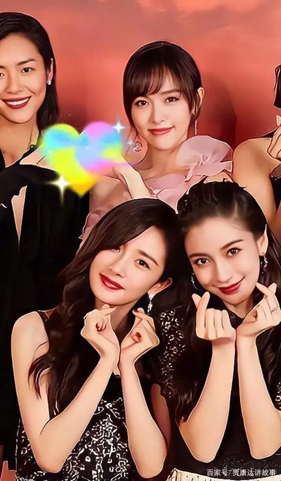 娱乐圈女明星最珍贵的合照,最后一张最珍贵