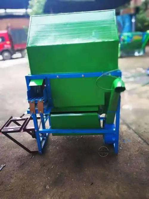 水稻高粱小麦脱粒机油菜打谷机家用小型农用打稻谷自动电动机 浅80