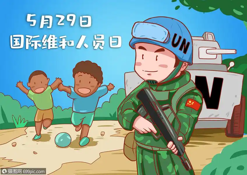 国际维和人员日安全军人