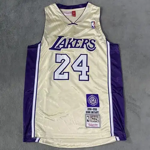 腾讯体育官方旗舰店同款名人堂纪念球衣24号名人堂紫金篮球服刺绣蓝