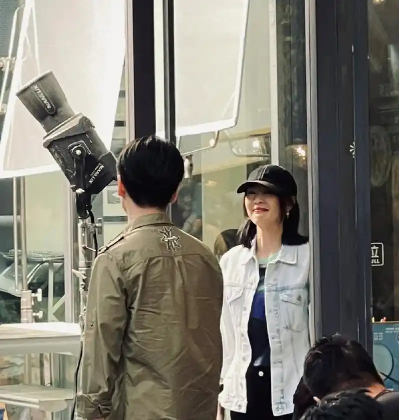 偶遇陈晓,童瑶拍戏!