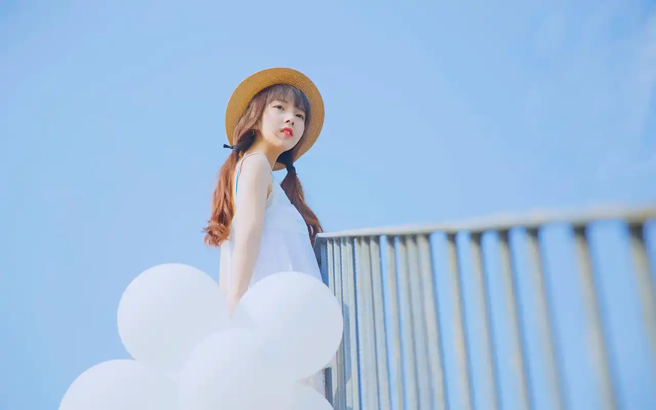 清纯美女文艺小清新唯美写真壁纸