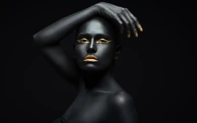 壁纸 黑色风格的女孩,艺术摄影 3840x2160 uhd 4k 高清壁纸, 图片
