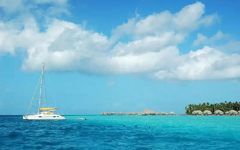 大溪地唯美大海风景桌面壁纸