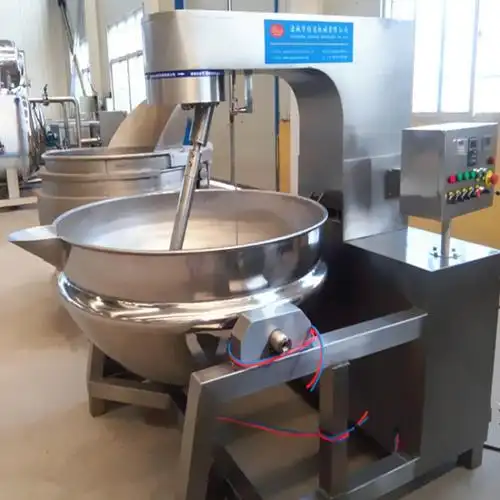 桂冠机械供应 600l燃气加热行星搅拌炒锅 大型火锅底料炒锅