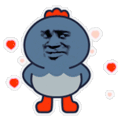 谢谢方形小人动图方形小人动态表情包