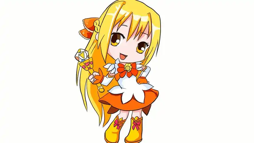 巴啦啦小魔仙之可爱的q版魔仙小蓝儿童卡通简笔画