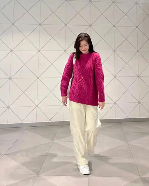 168 115斤 微胖也可以穿白裤子啦 好温柔!