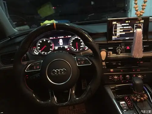 终于改装喜欢的方向盘之奥迪大放送