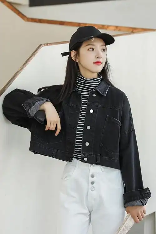 外套黑色女_价格_品牌_图片_怎么样 蘑菇街