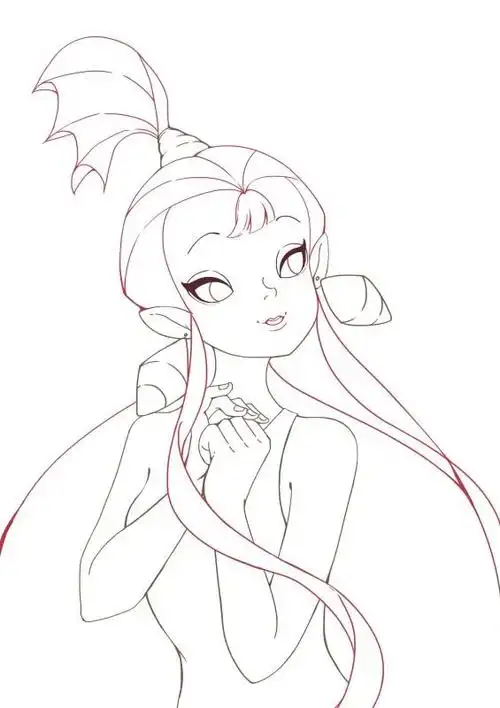 最近中了哪吒传奇的毒重绘小龙女d