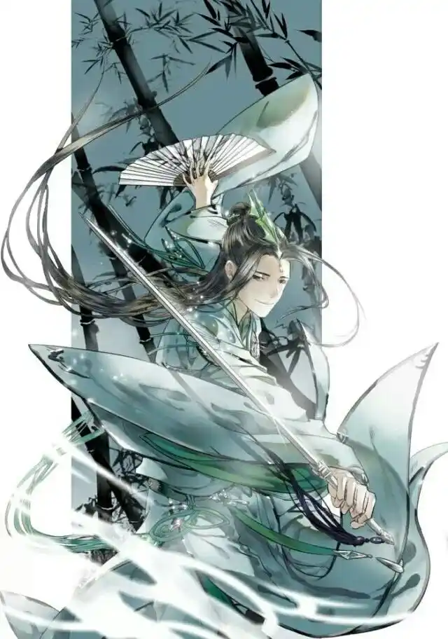 更多古风美男欣赏,中国风推荐阅读:20张白发古风美男图集,满头银发真