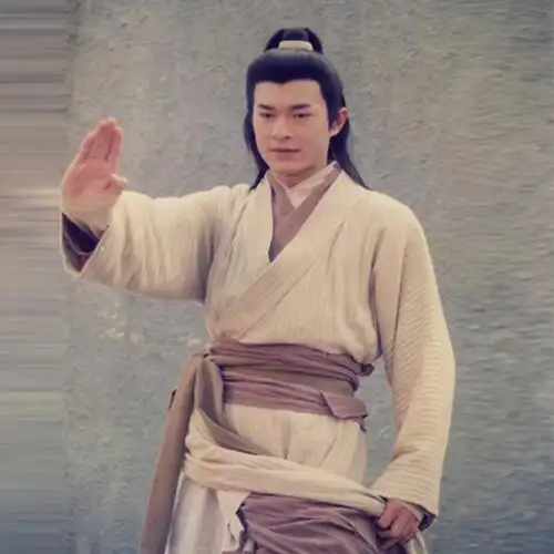 古装影视神雕侠侣古天乐杨过小龙小龙女女同棉麻武侠民族服装