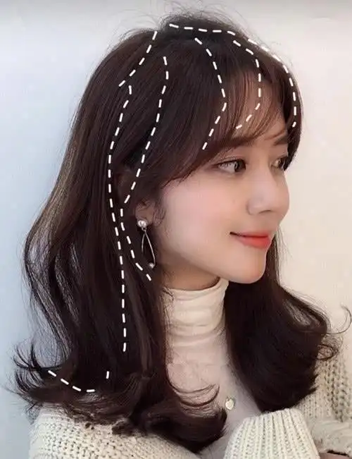 大脸女生,劝你们别留中分了,"漫画刘海"了解下,摆脱大脸盘!