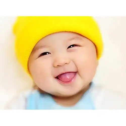 宝宝画报墙贴备孕可爱微笑胎教萌娃婴儿图片墙贴画娃娃画海报a330