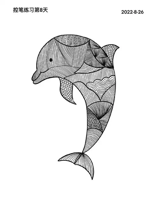 零基础自学画画8100控笔练习