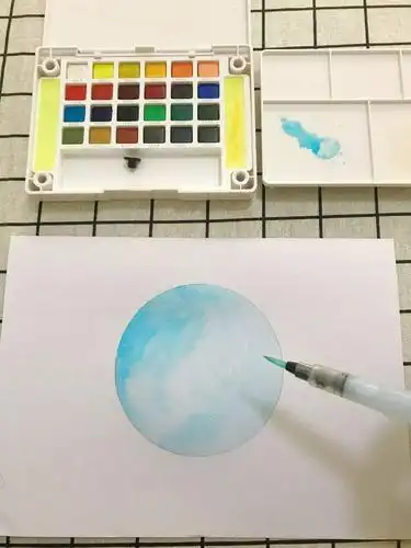 水彩教程:五分钟学会画唯美的星空