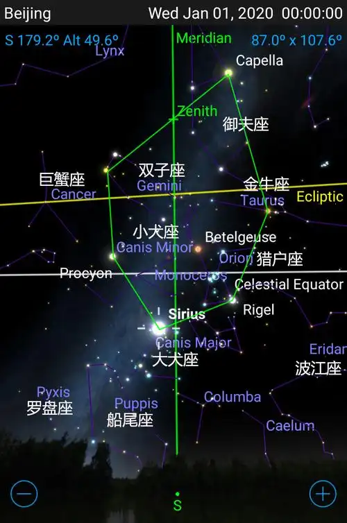 科技 学习 星空的运行方式这是0时的冬季星座,傍晚可以看到部分秋季