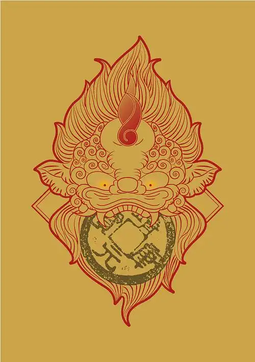 貔貅含币|插画|概念设定|芳块儿 - 原创作品 - 站酷 (zcool)