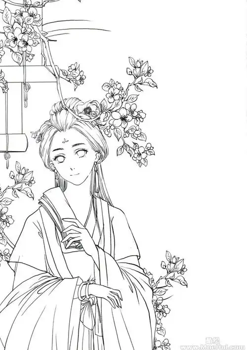 新手练习线稿古风线稿集iv52p