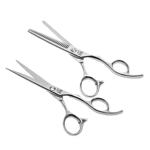 杭州张小泉不锈钢理发剪平牙剪美发师6寸消音打薄美发刀剪