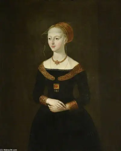 伊丽莎白·伍德维尔 通过 thomas hudson (1701-1779, united kingdom