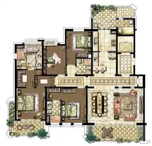 云锦东方二期 最抢手的一套 大平层466平 售价9100万