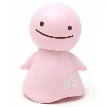 百易达 时尚创意太阳能创意减压疗伤玩具 晴天娃娃 粉色