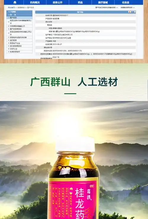 葛洪桂龙药膏202g6瓶