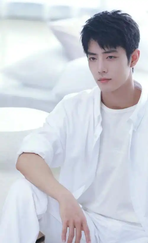 肖战狼尾和白色适配度##肖战最新纯白造型