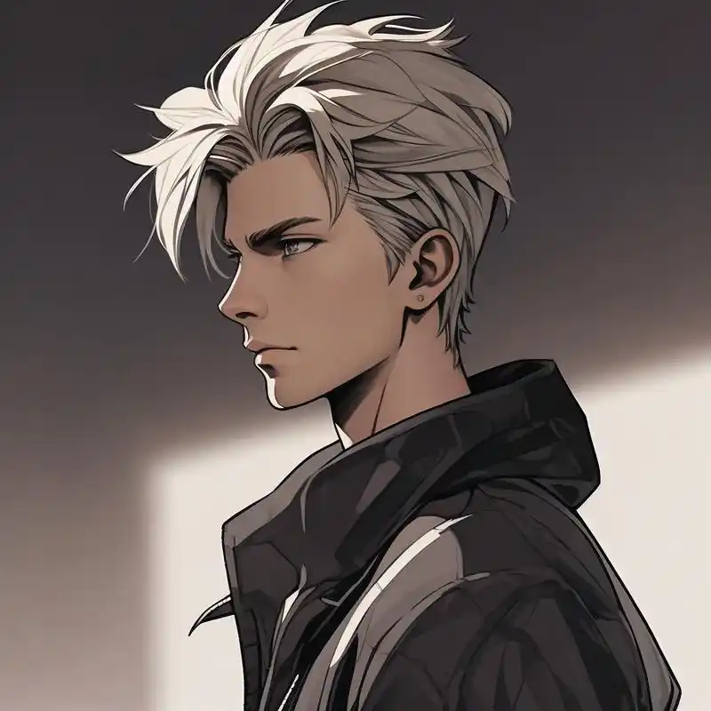 动漫男生侧脸90 冷酷帅气爆表