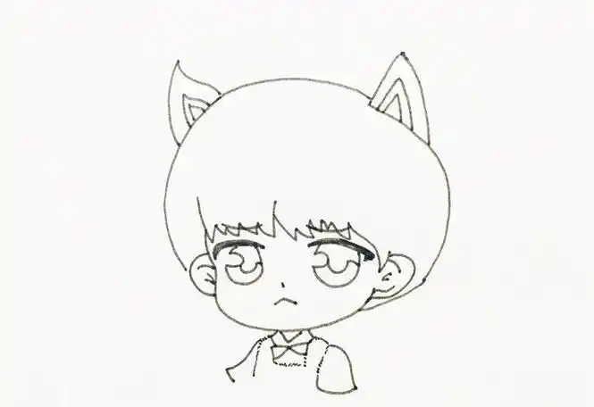 易烊千玺猫咪简笔画