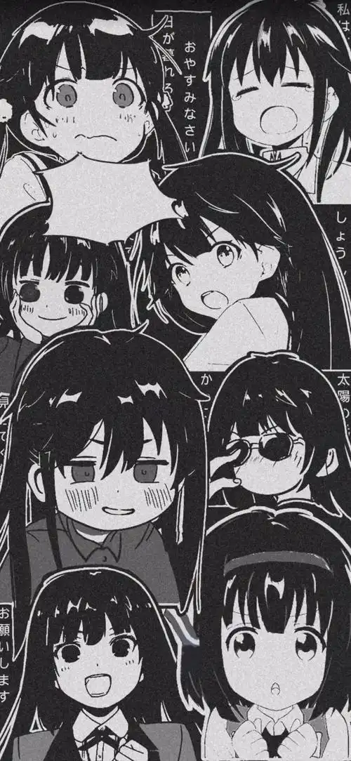 黑白动漫系列壁纸