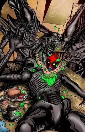 异形们的普通生活周四漫画