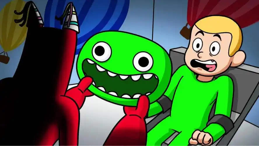 神秘的怪物乐园里,大绿怪居然是人类改造的,就离谱