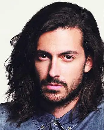 欧美男士长发图片 放荡不羁自由风