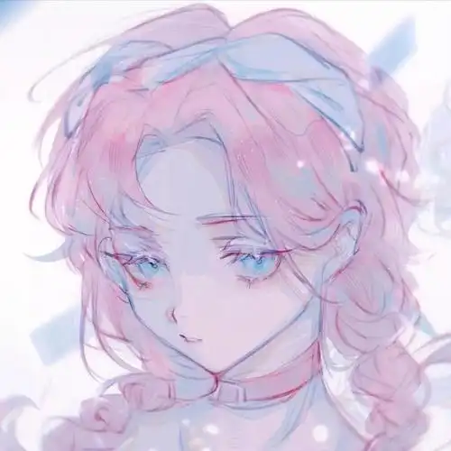 『动漫女生头像』『粉色系』『pink』