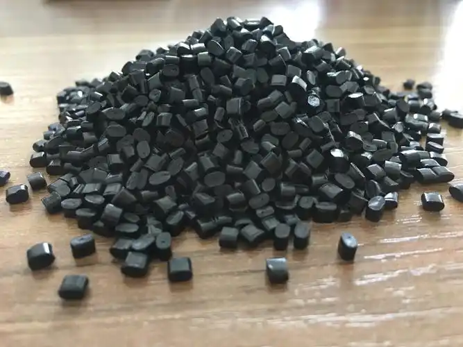 abs黑色环保阻燃再生料 abs黑色环保防火抽粒料_abs再生颗粒_再生塑料