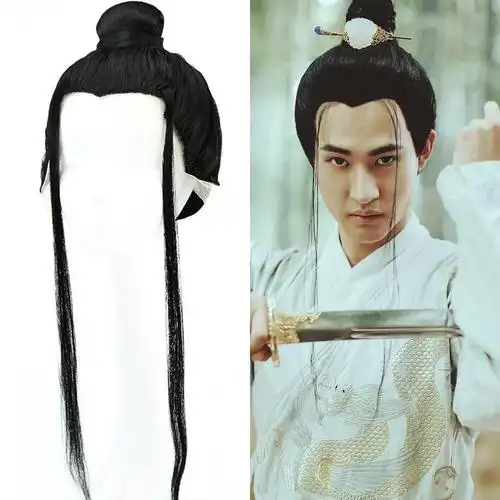 假发发套唐朝男士古风明朝王爷公子古装cos整顶假发