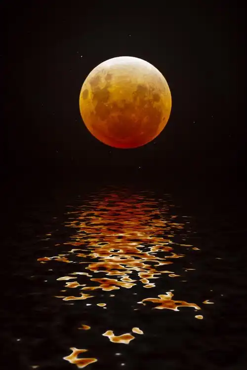 唯美月亮月球景色高清图片 - 素材中国16素材网