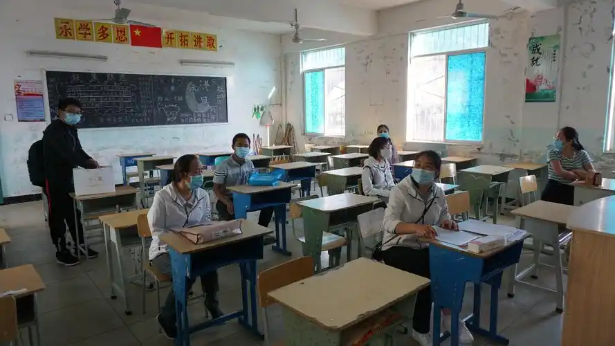 开学演练抗疫情,春暖花开待师生---渔门中学开学篇