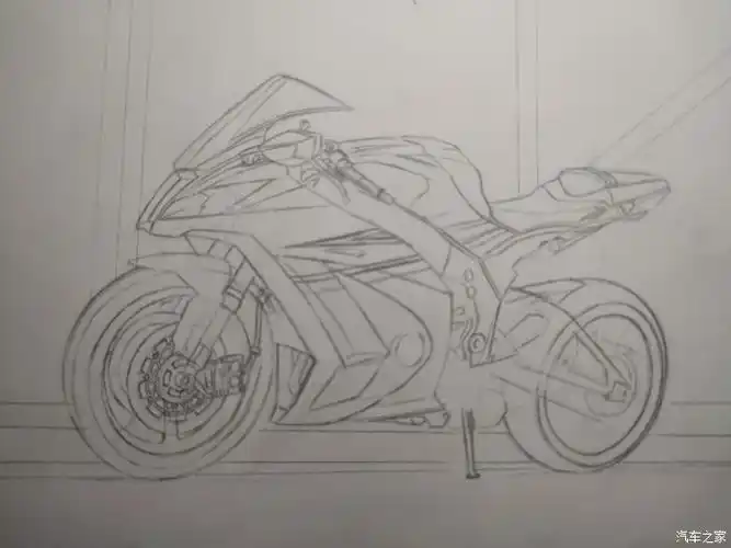【图】【素描手绘】不灭ninja|永远的川崎大牛(上)_青少年论坛_汽车之