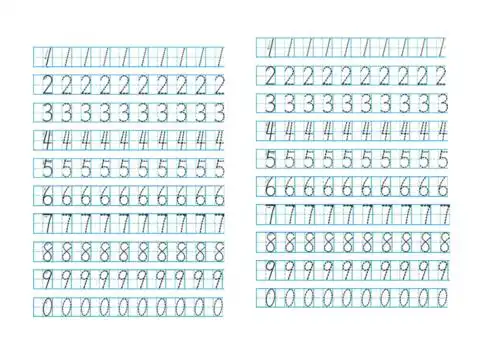 数字字帖天天练a4打印