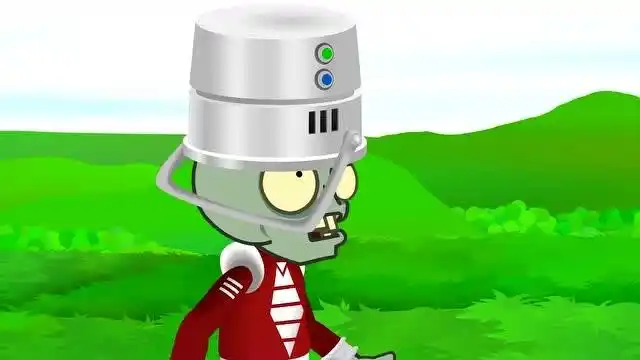 路障僵尸:套个铁桶保护僵尸头,双重保护看它们能把我怎样