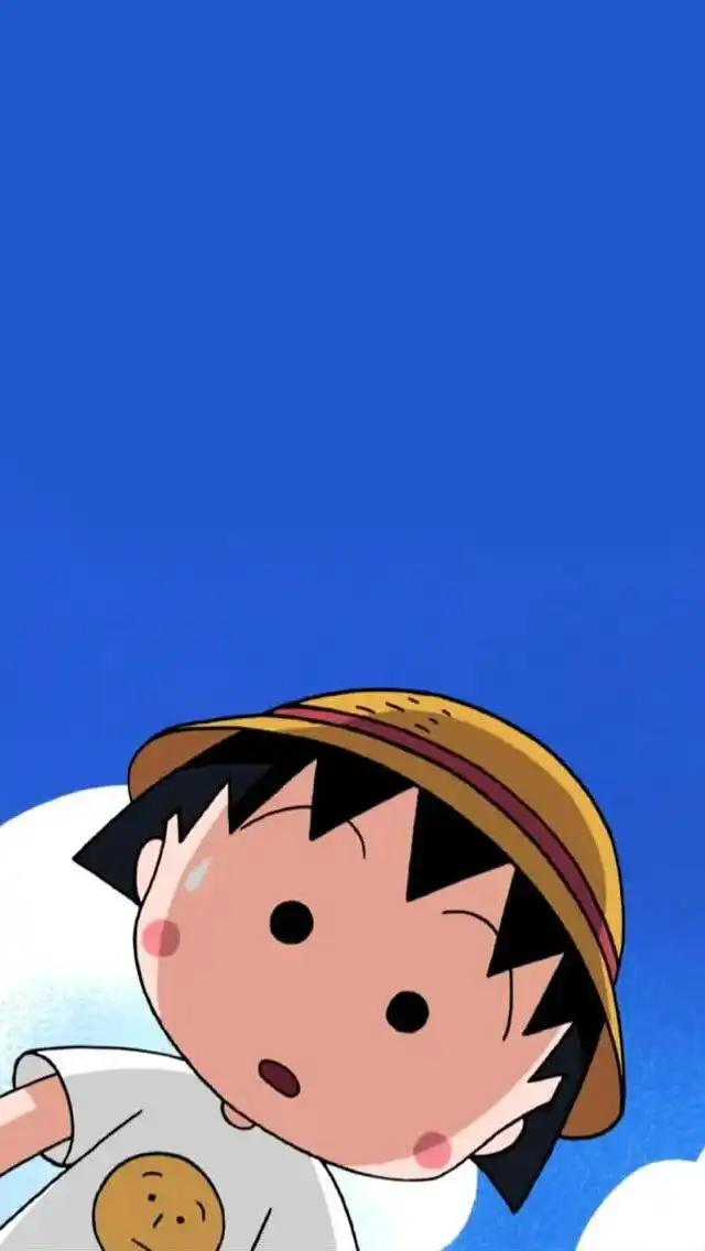 樱桃小丸子锁屏壁纸原图第二波_卡通_手机壁纸下载_美桌网