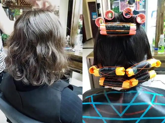 发根定位烫效果图定位烫和纹理烫的区别